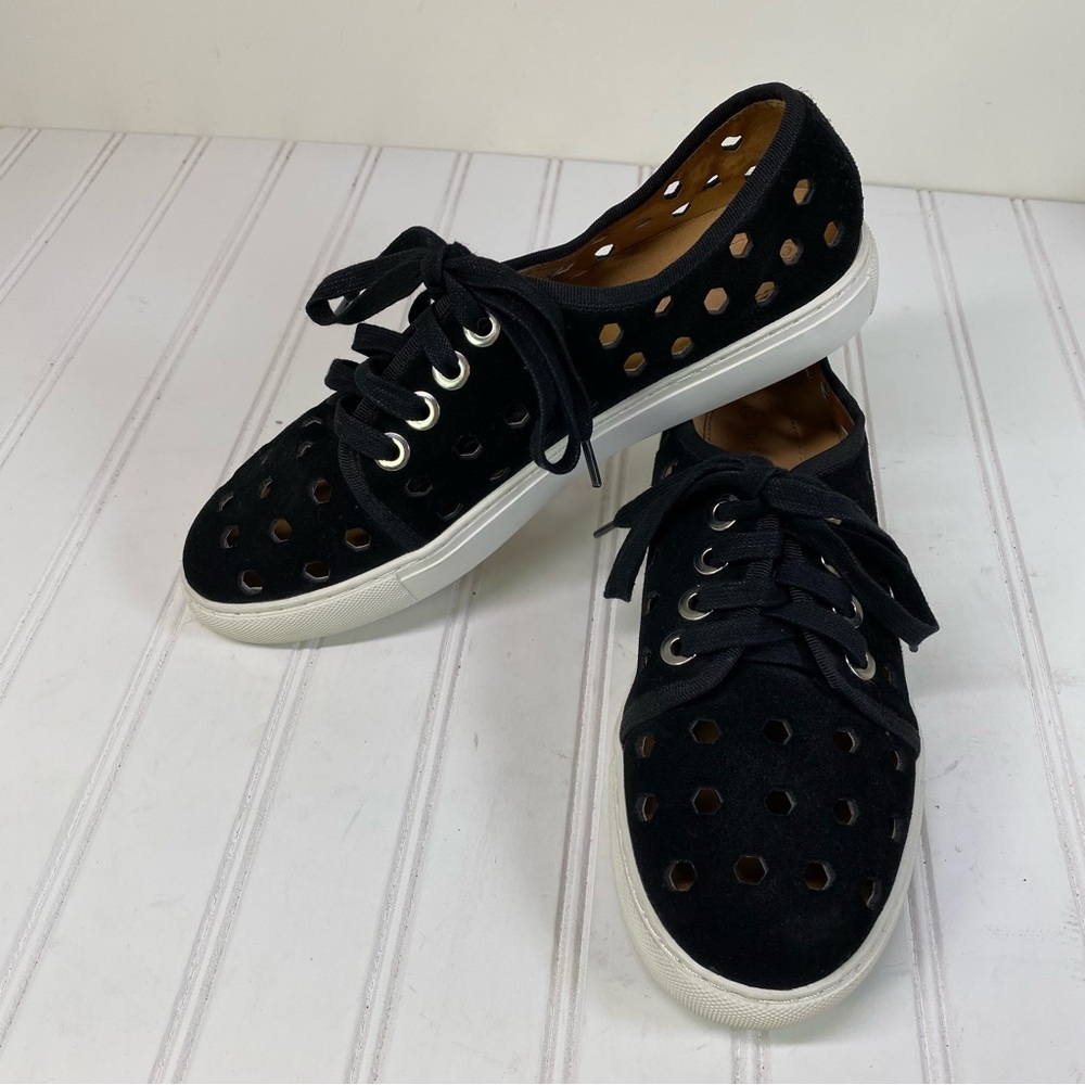 Corso Como Rasta black suede sneakers